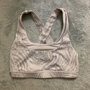 Lululemon Run Stuff Your Bra-Palm Camo